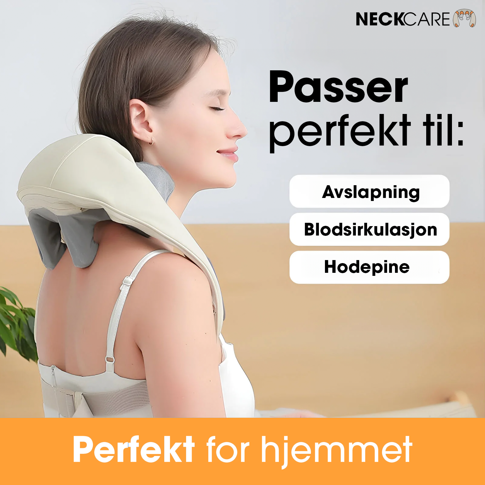 NeckCARE Pro™ | Transportabel massør for nakke og skuldre - NordKlover
