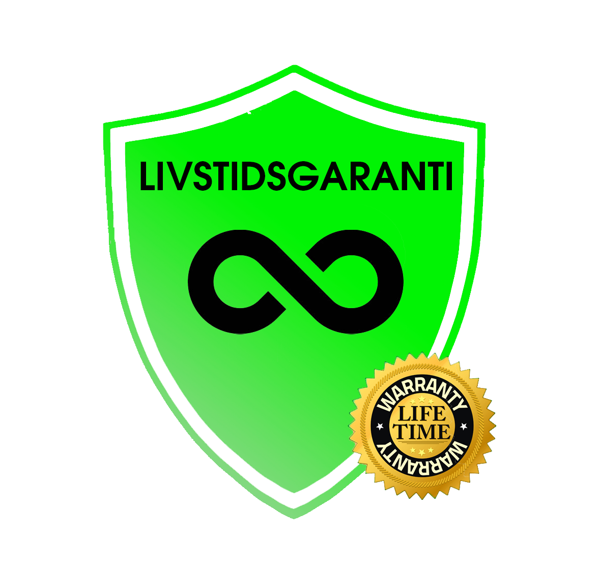 Livstidsgaranti på ditt produkt. - NordKlover